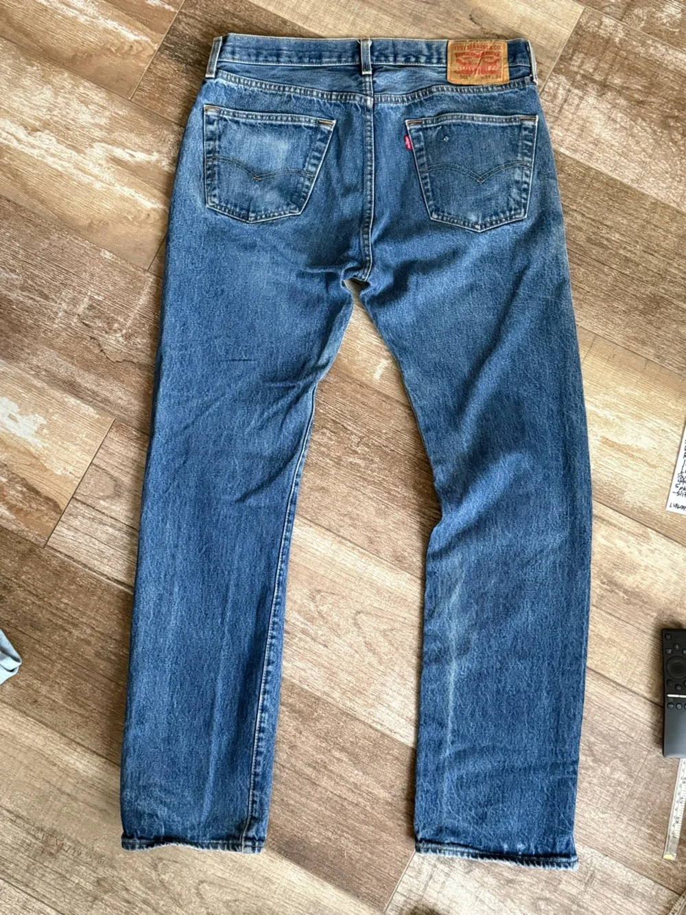 Vintage 90s/Y2K Levi’s 501 Classic Straight-Leg Jeans Size 34 X 34 / Mexico